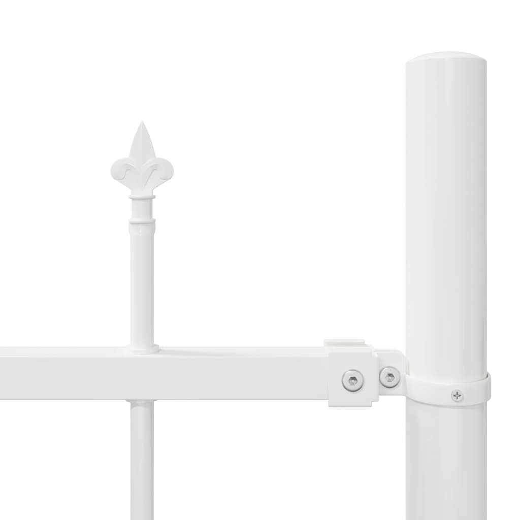Vrtna Ograda 3 pcs Bijelo 170 x 165 cm Čelik s prahom premazan