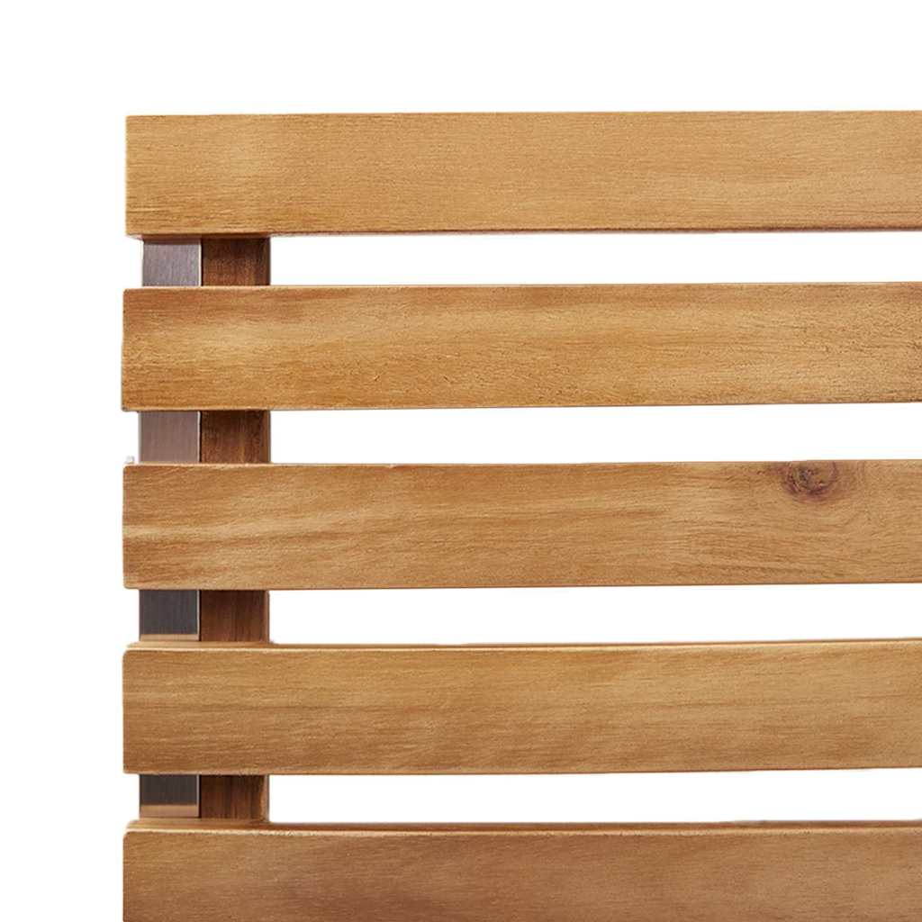 Vrtni set za objed 5 pcs Smeđa Čvrsto drvo akacije