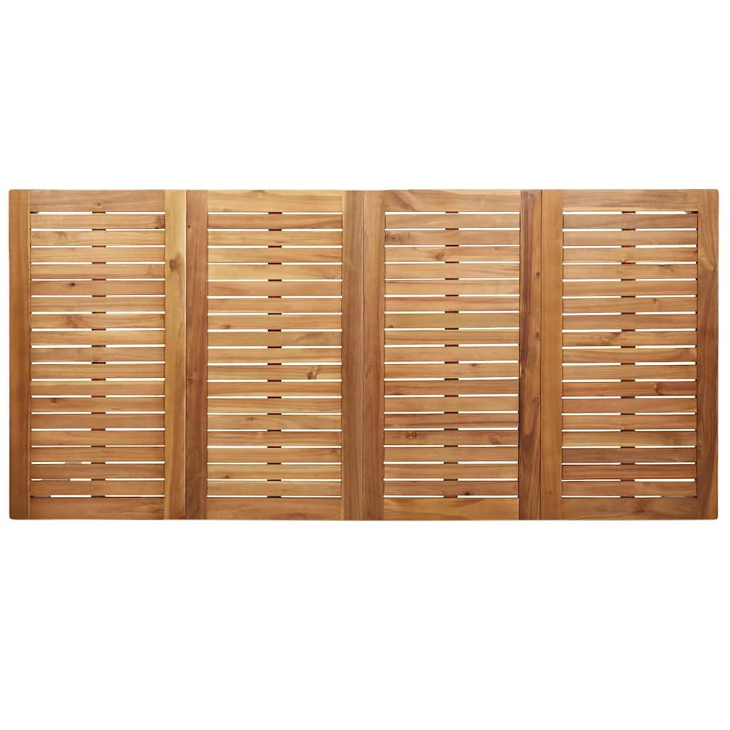 Vrtni set za objed 7 pcs Smeđa Čvrsto drvo akacije