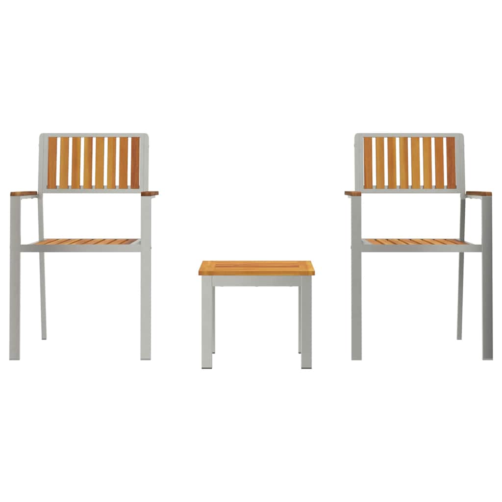 Vrtni set za objed 3 pcs Smeđa