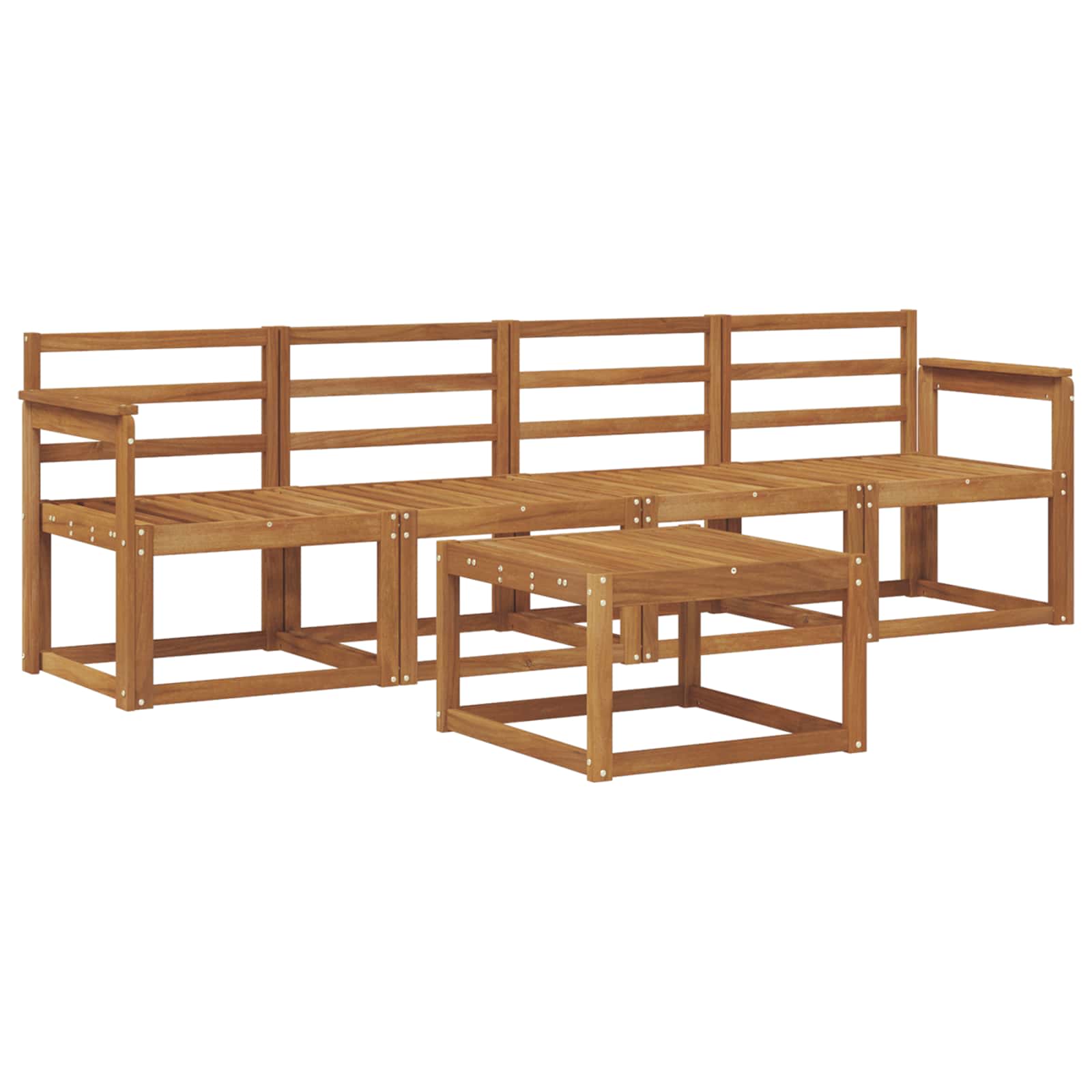 Set vanjskih sofa 5 pcs Prirodna