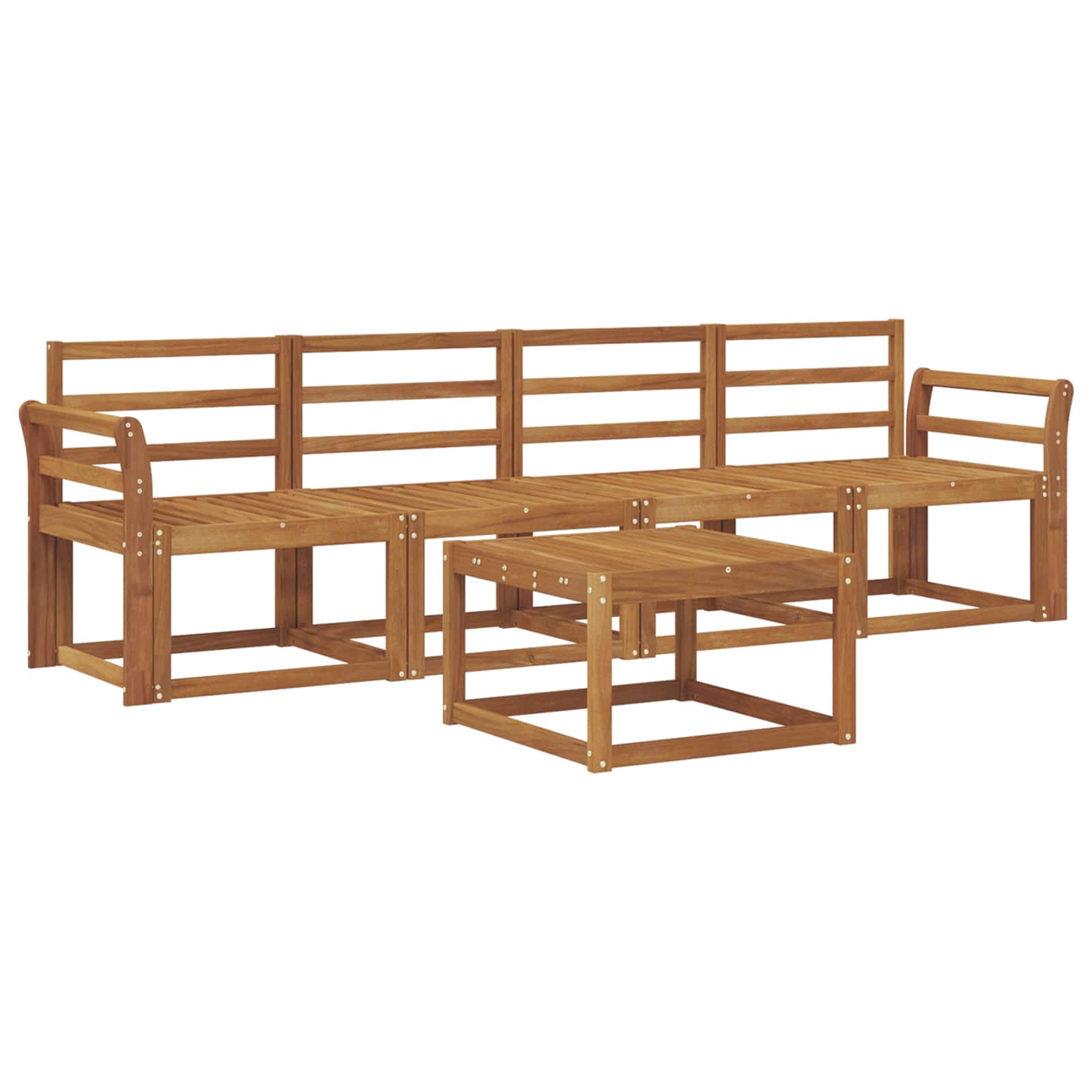 Set vanjskih sofa 5 pcs Prirodna
