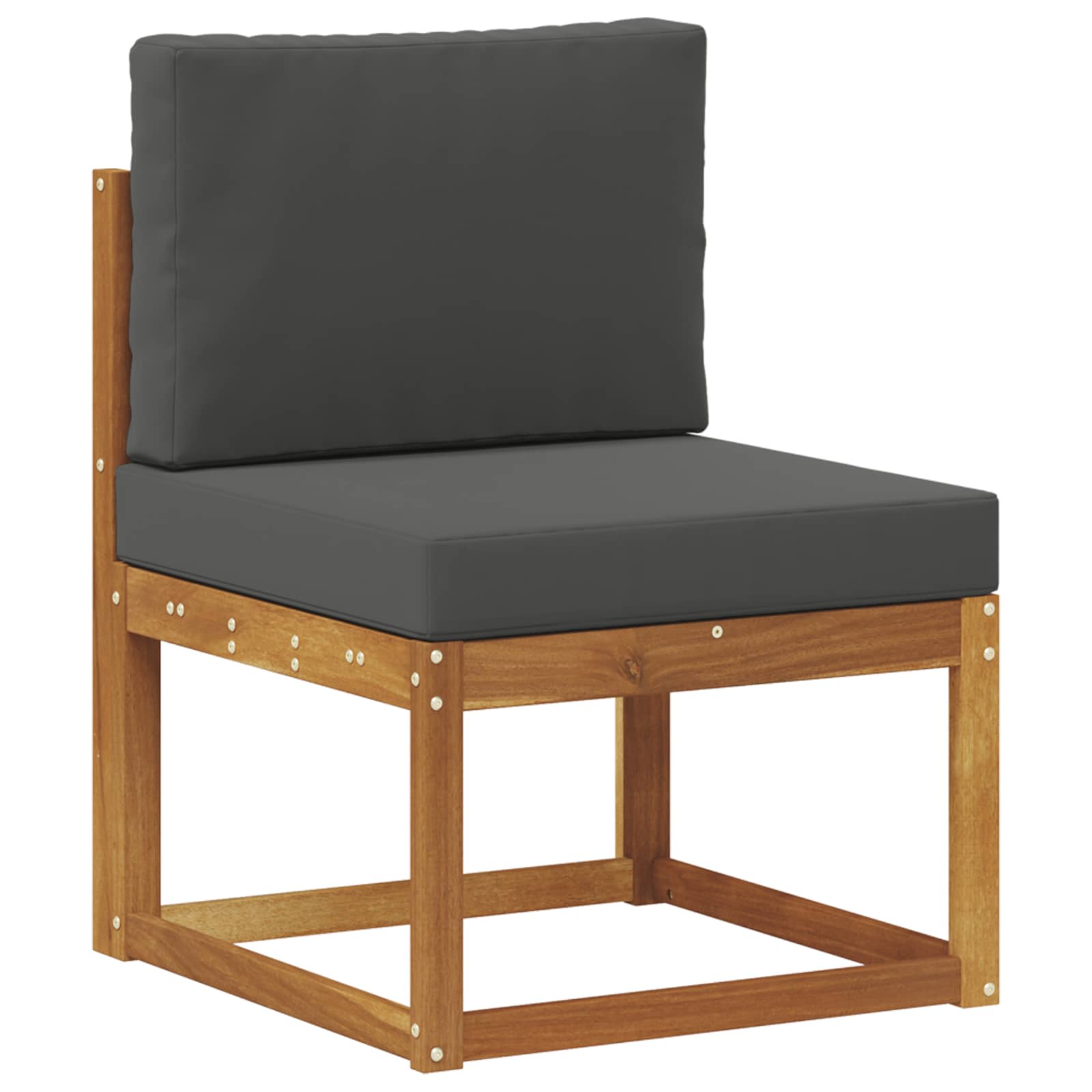 Set vanjskih sofa 7 kom. Prirodna i antracit