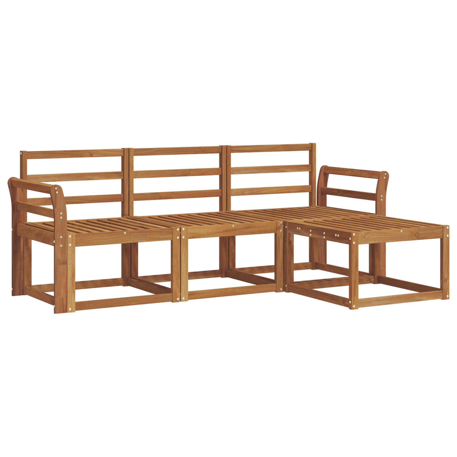Set vanjskih sofa 4 pcs Prirodna