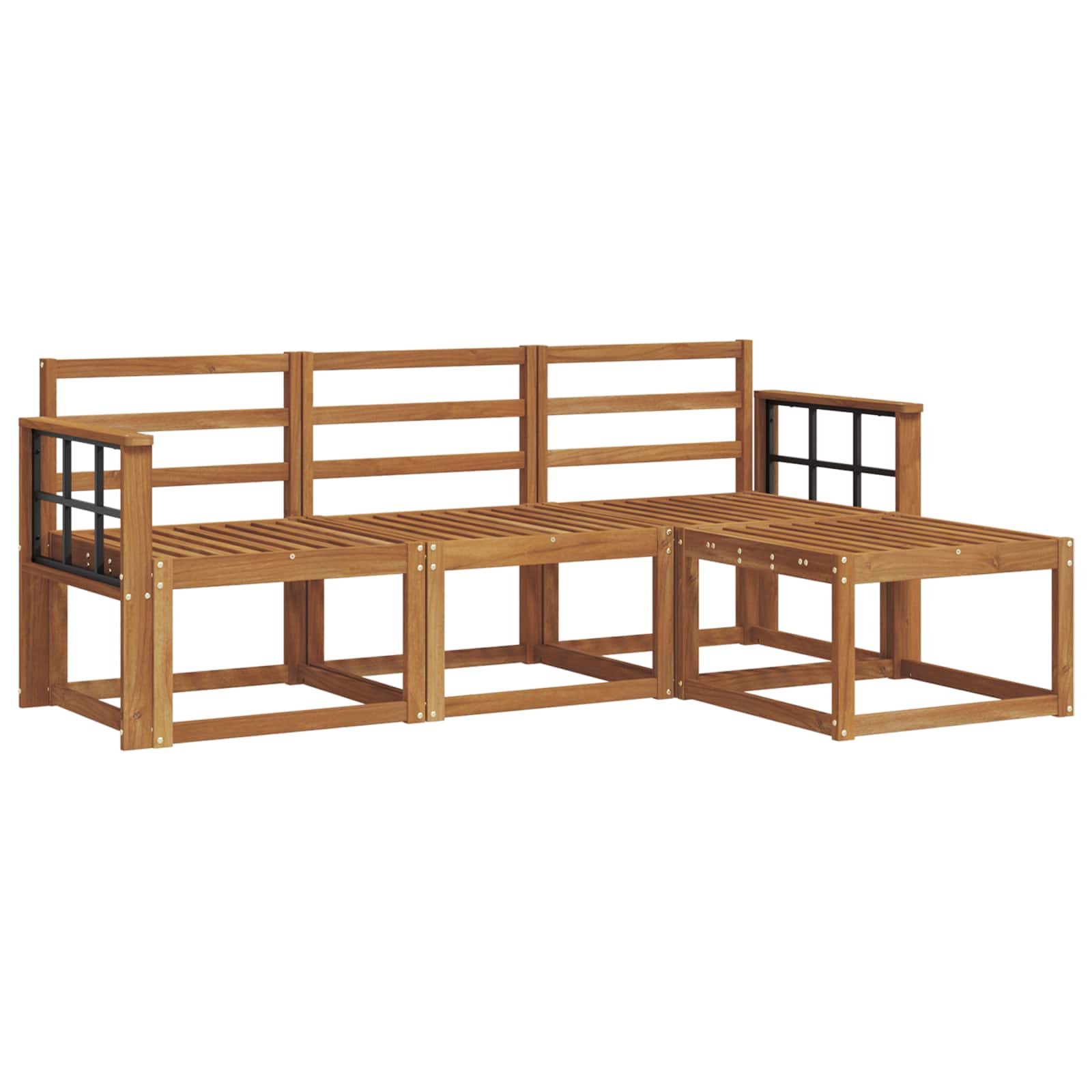 Set vanjskih sofa 4 pcs Prirodna