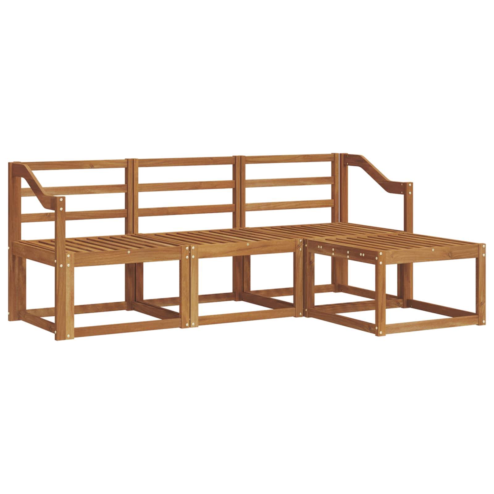 Set vanjskih sofa 4 pcs Prirodna