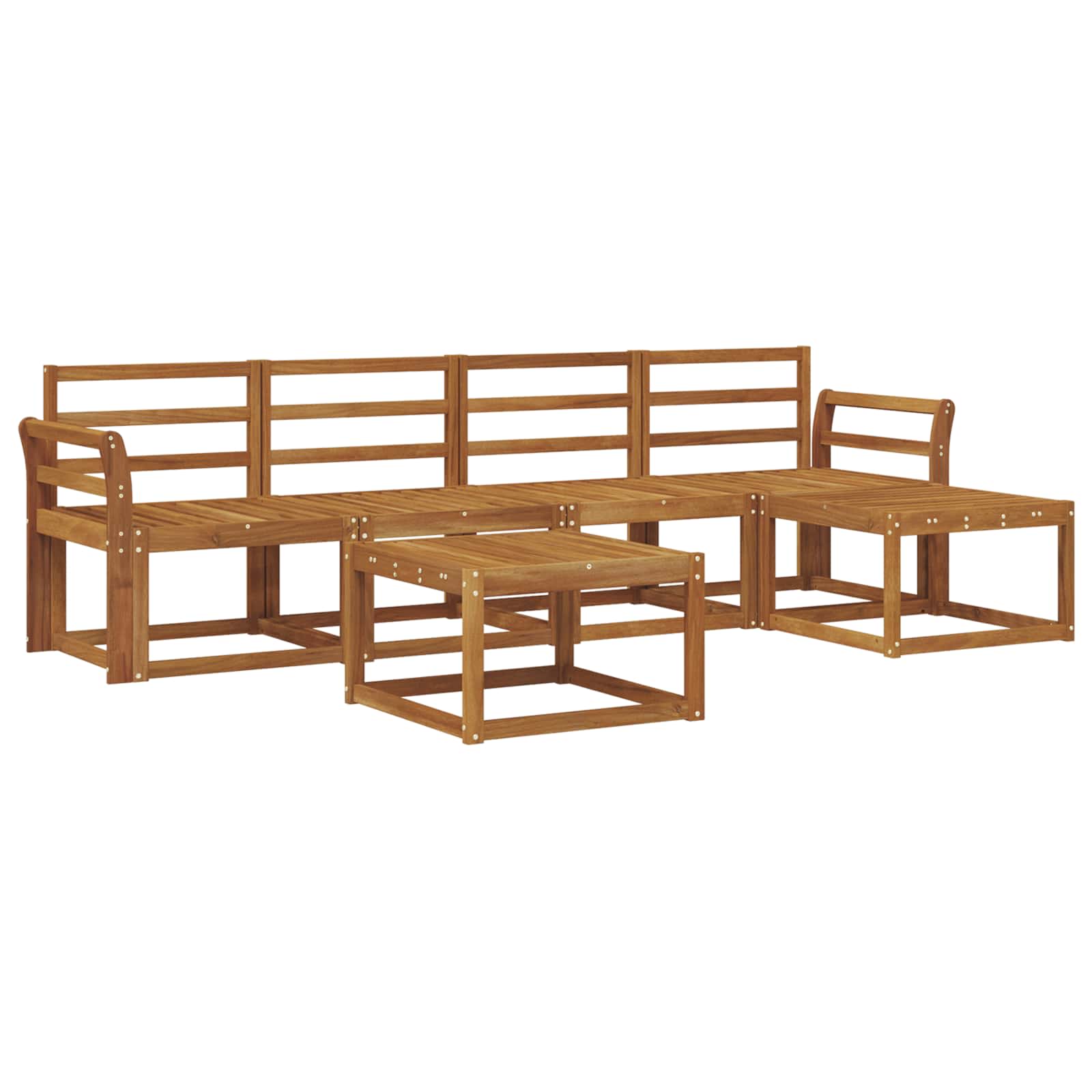 Set vanjskih sofa 6 pcs Prirodna