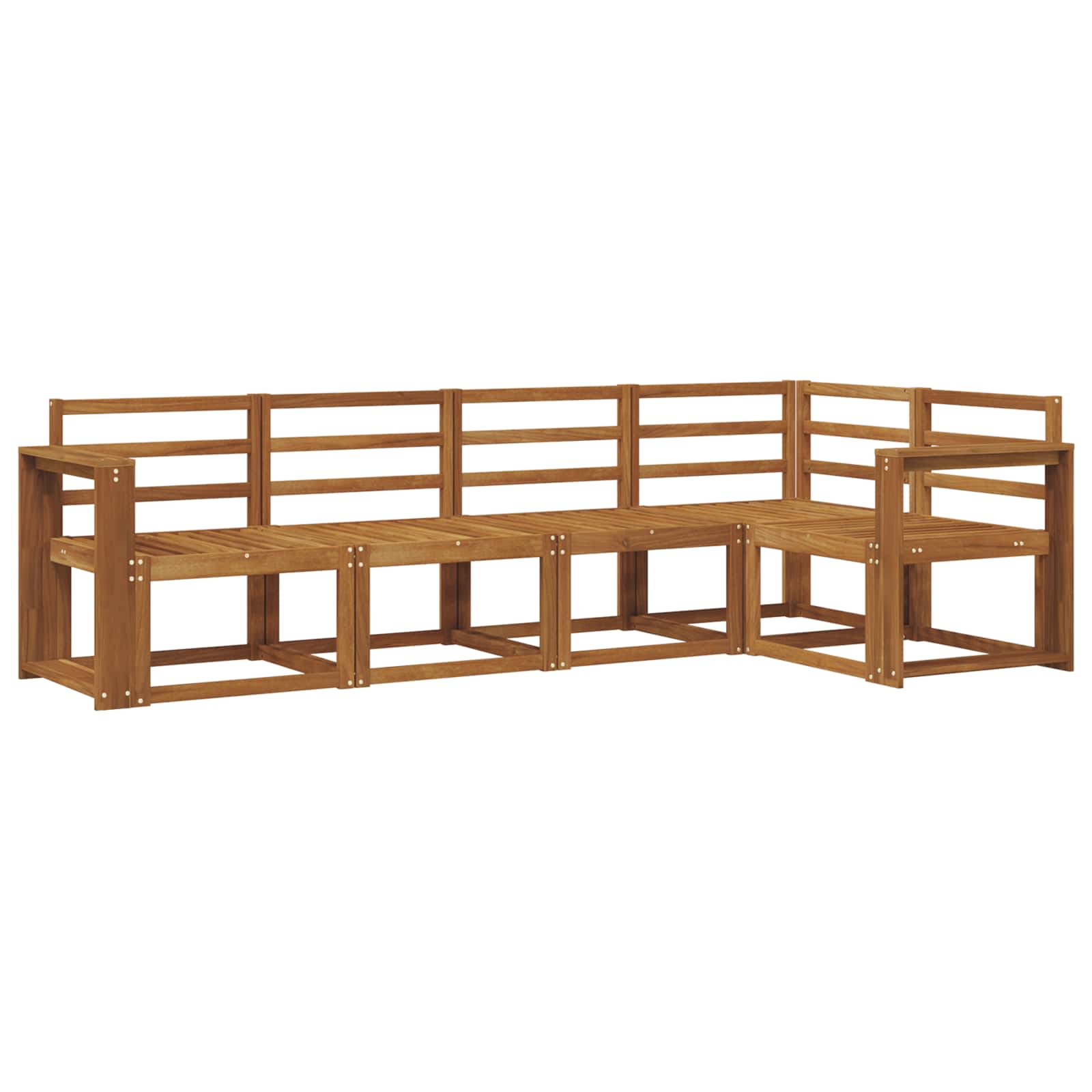 Set vanjskih sofa 5 pcs Prirodna