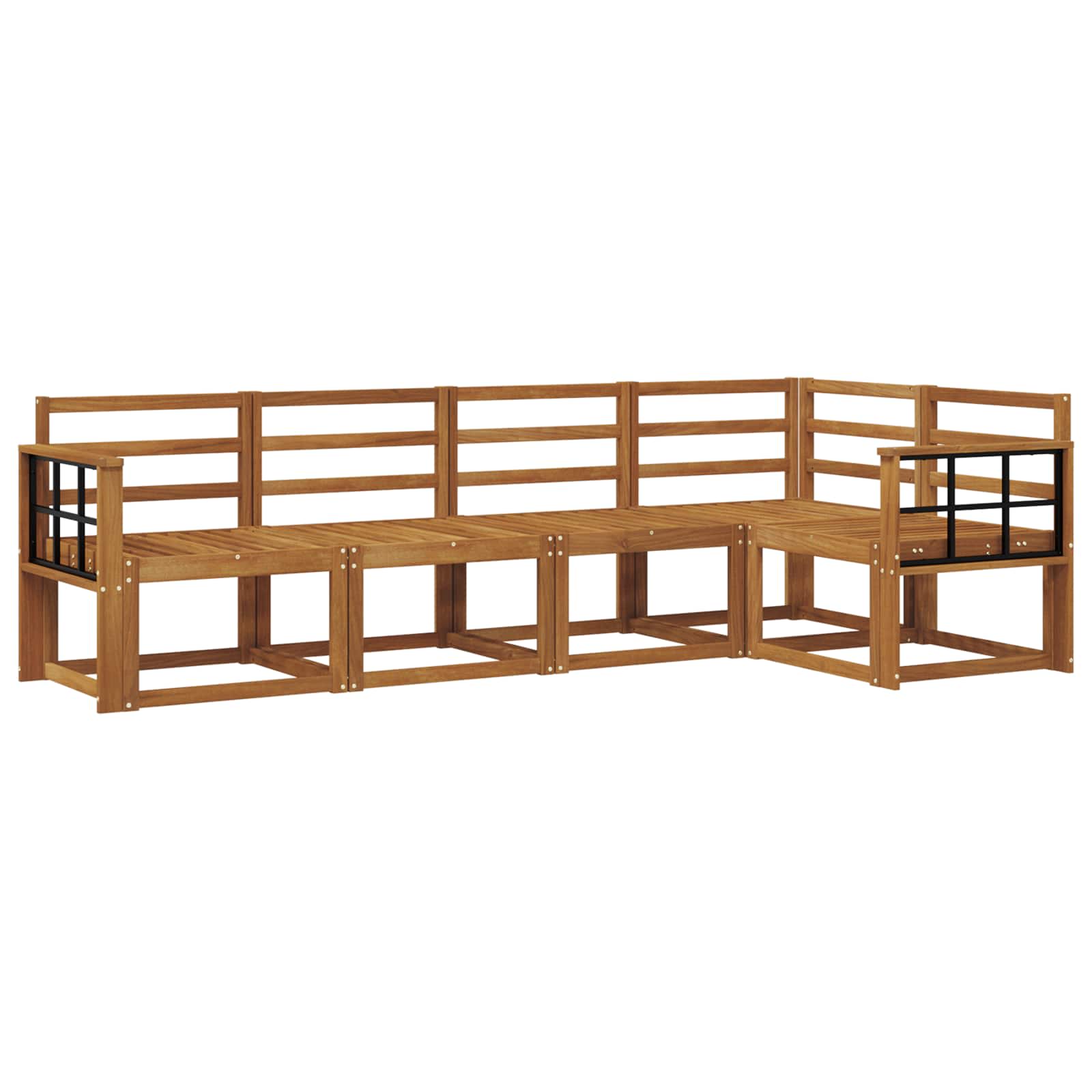 Set vanjskih sofa 5 pcs Prirodna