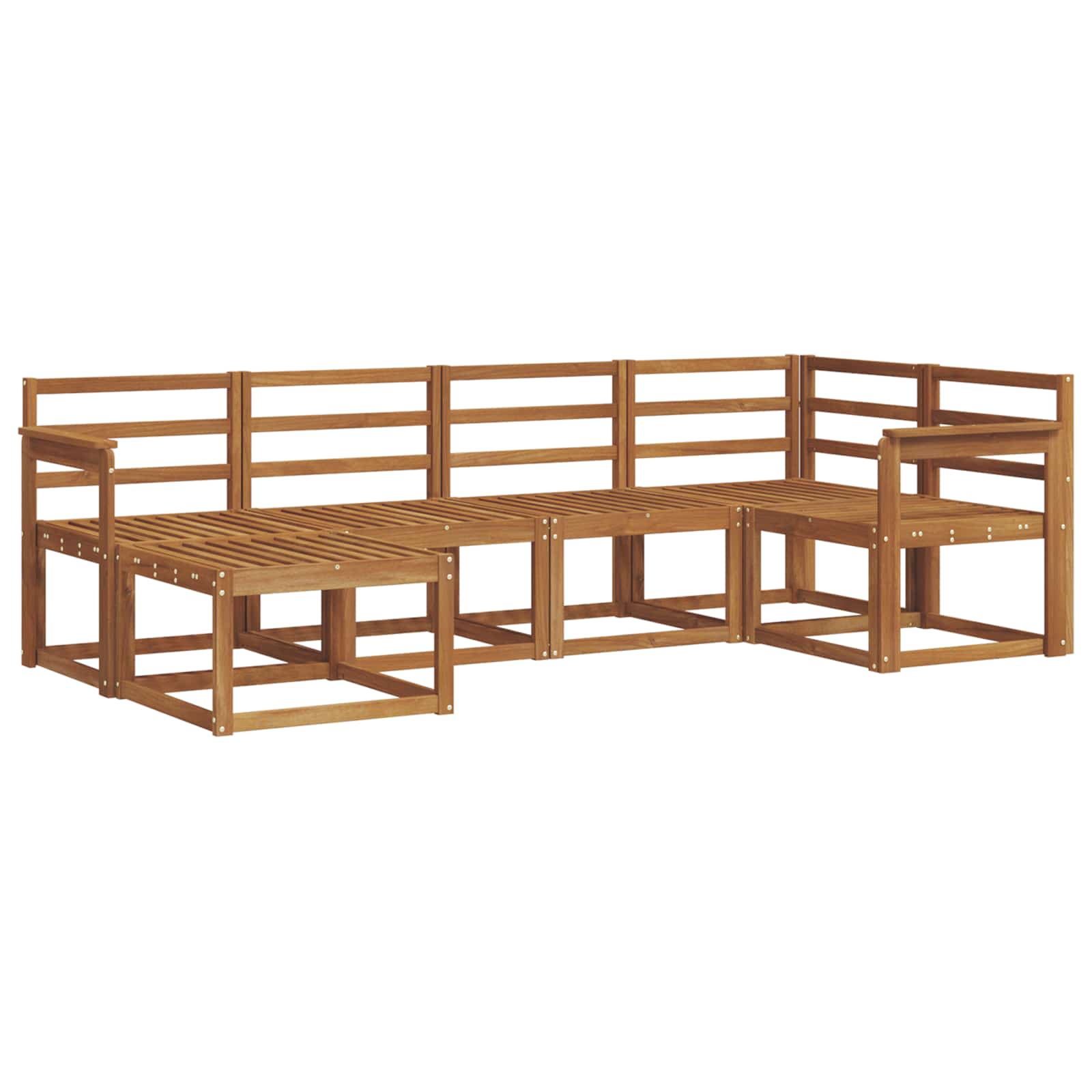 Set vanjskih sofa 6 pcs Prirodna