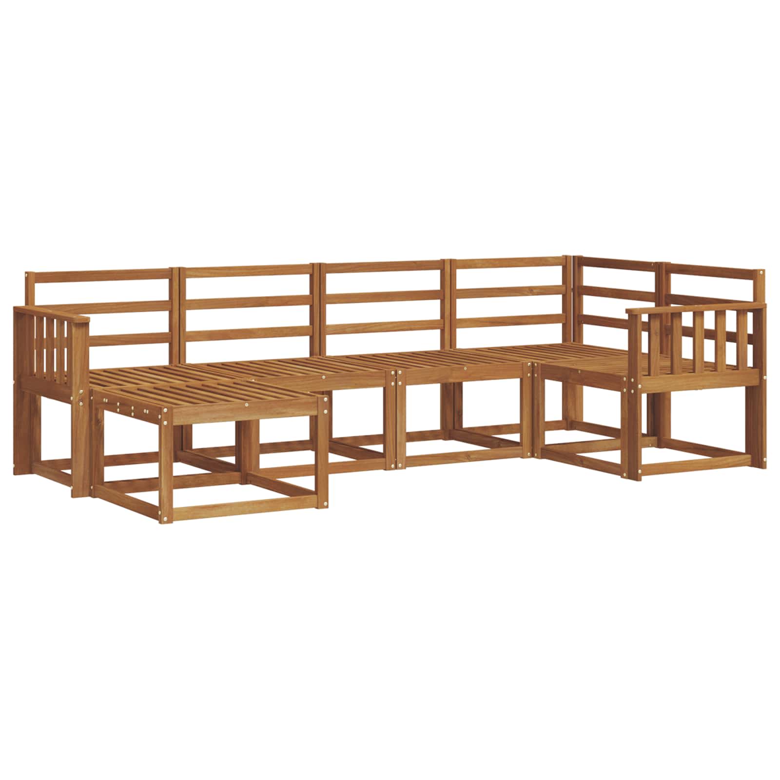 Set vanjskih sofa 6 pcs Prirodna