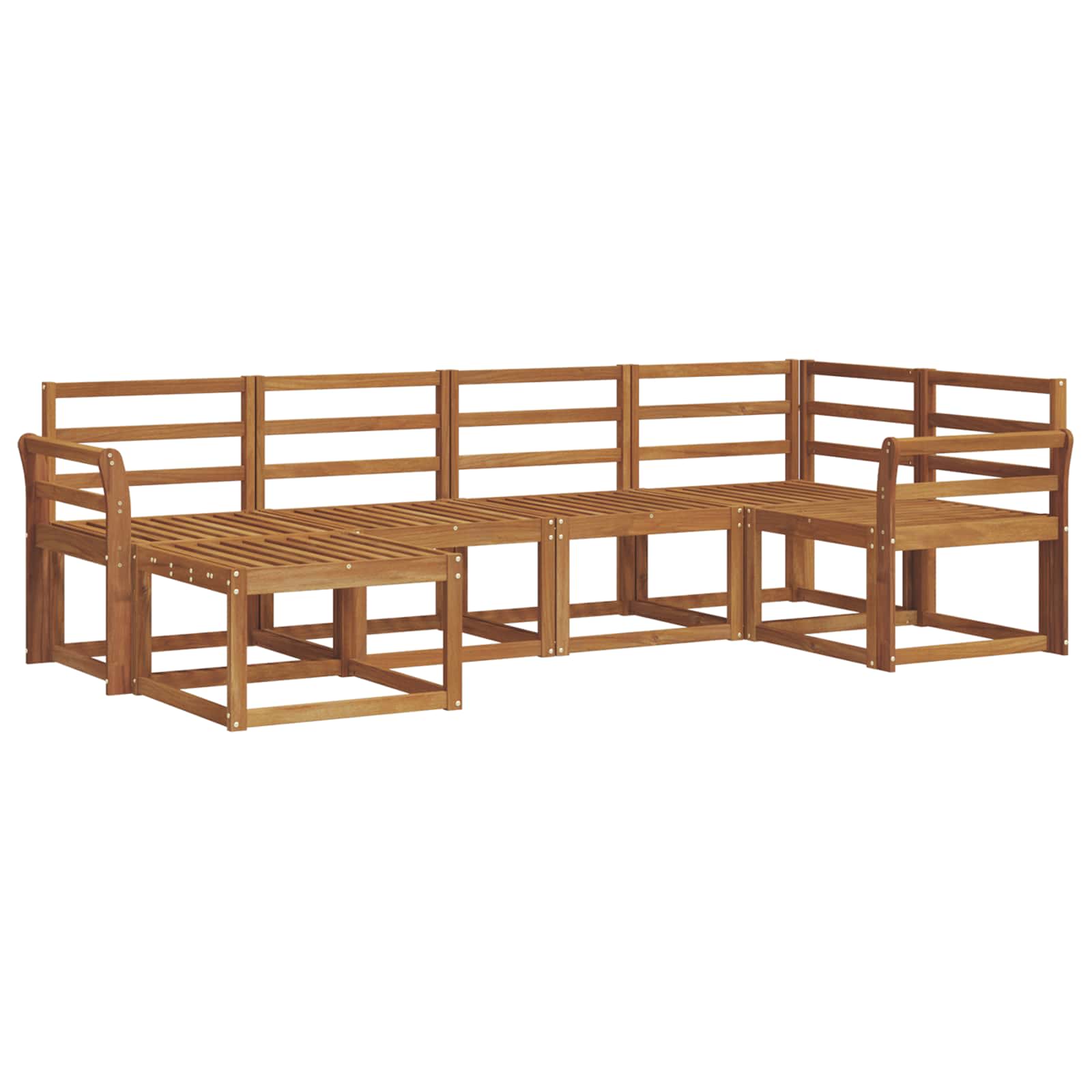 Set vanjskih sofa 6 pcs Prirodna