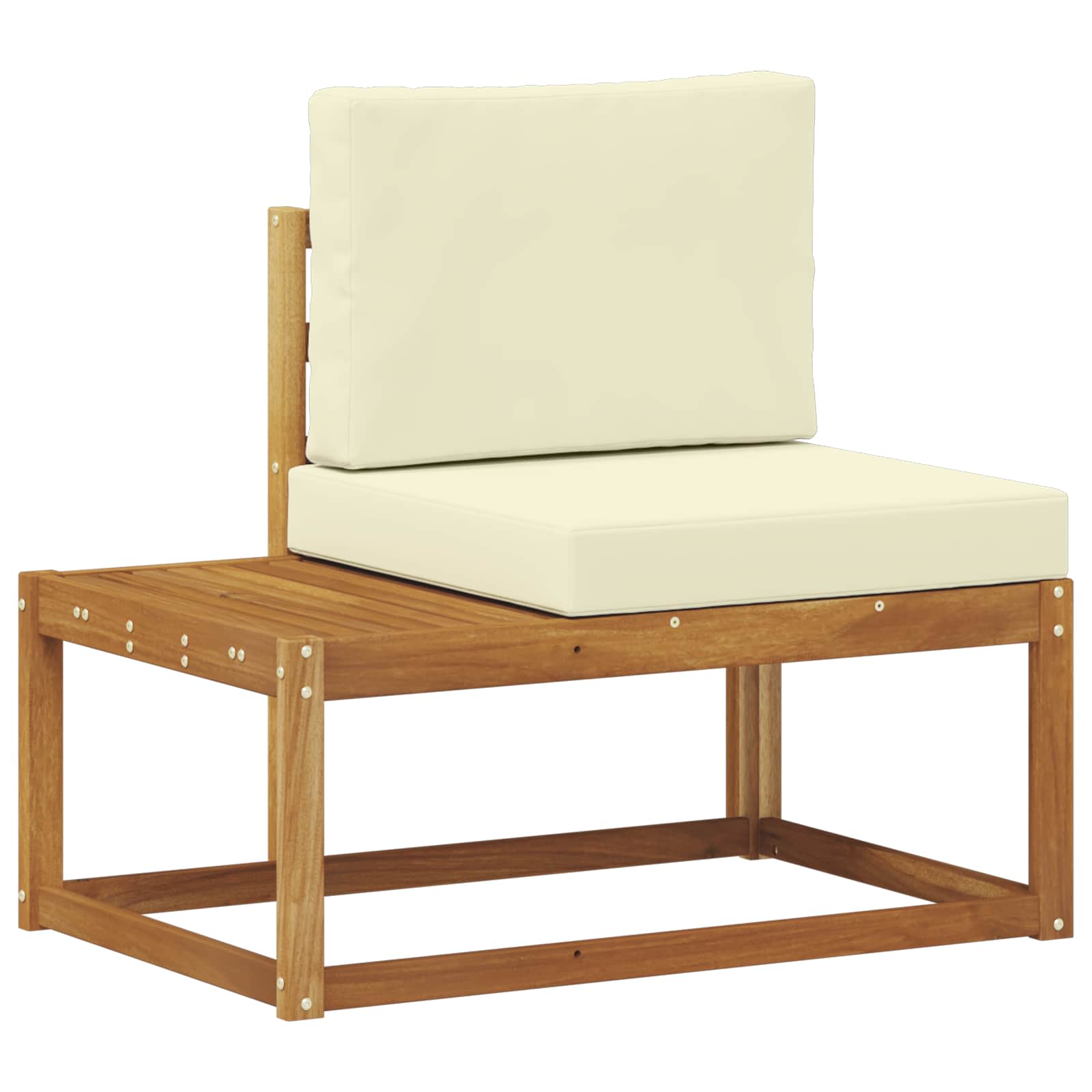 Set vanjskih sofa s jastukom 2 pcs Prirodna