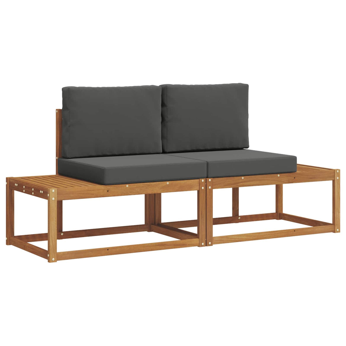 Set vanjskih sofa 2 kom. Prirodna