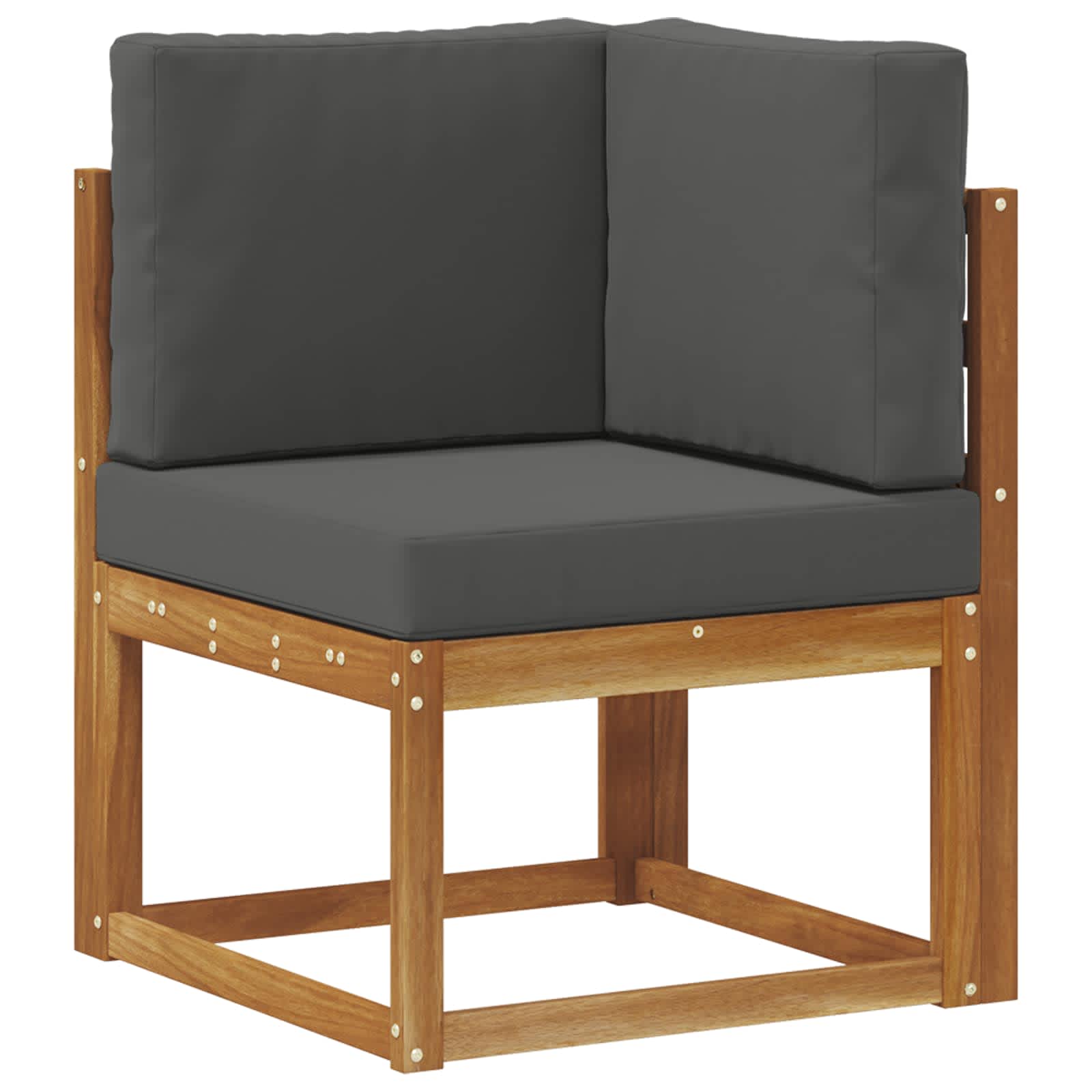 Set vanjskih sofa 10 kom. Prirodna i antracit