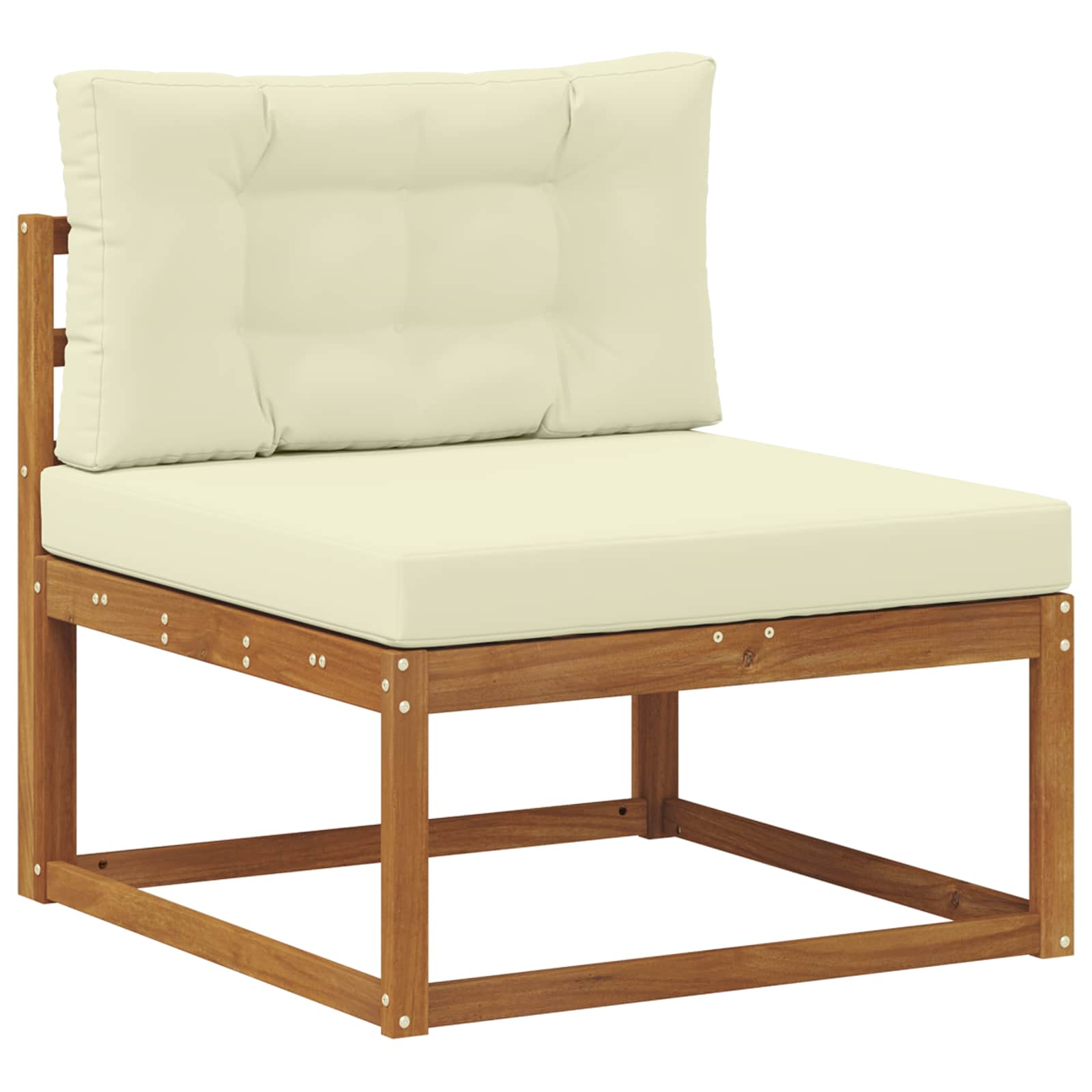 Set vanjskih sofa 7 pcs Prirodna i krem