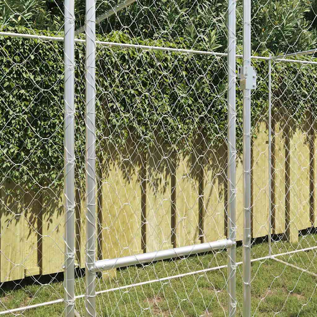 Kavez za pse Srebrno 600 x 200 x 200 cm Cinkani čelik