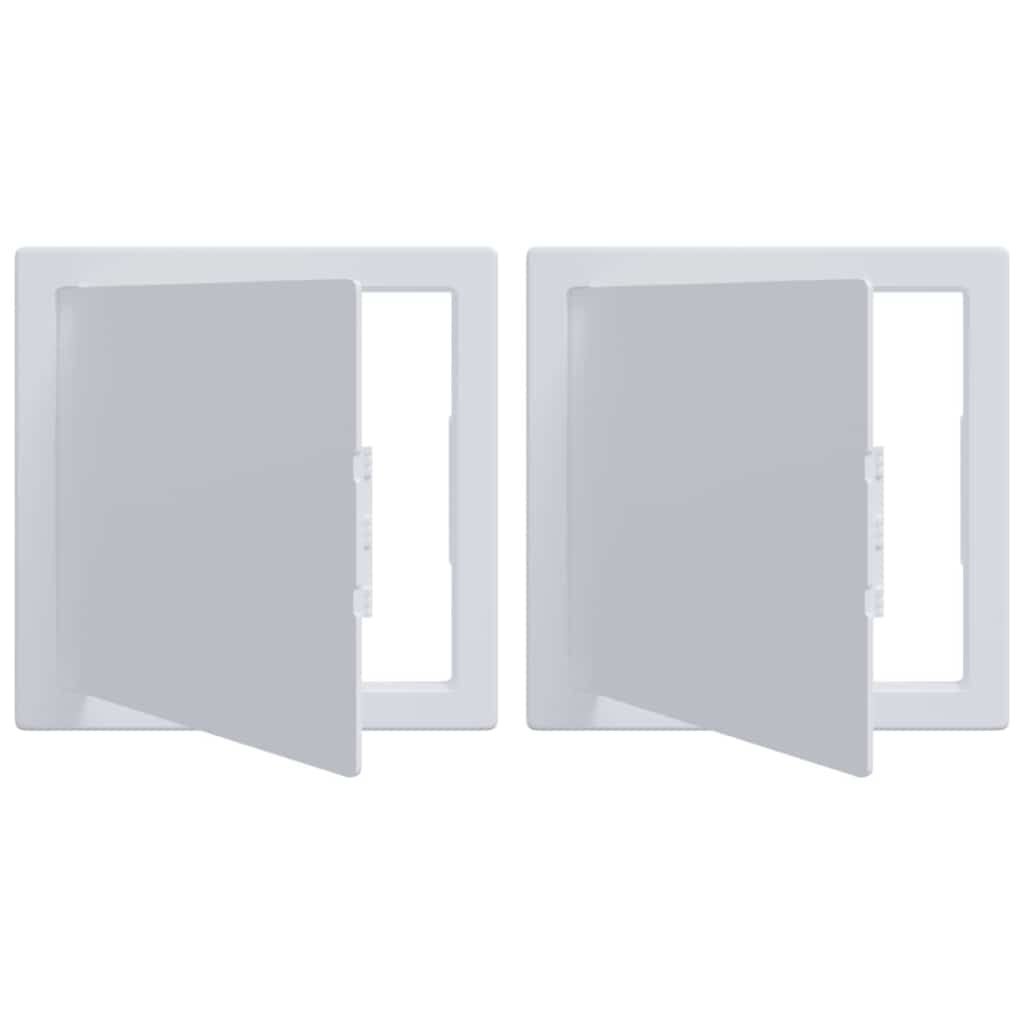 Paneli za pristup 2 pcs Bijelo 15 x 15 cm ABS plastika