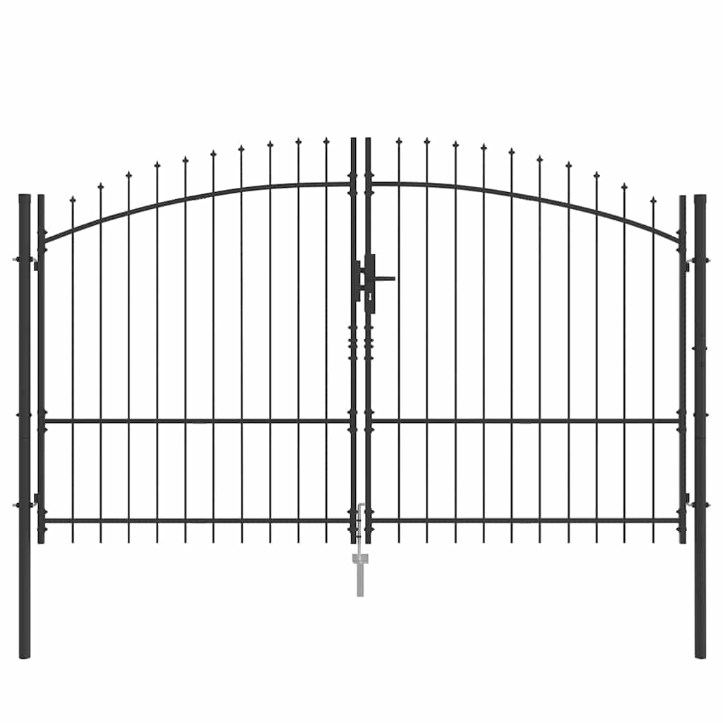 Dvoja vrata Woerden Siva 299,5 x 224,5 cm Čelik