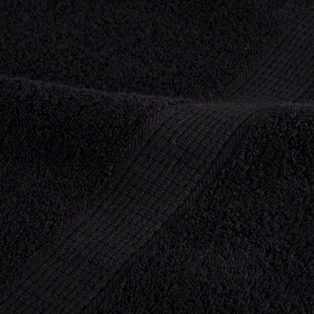 Ručnik za Goste SOLUND 50 pcs Crna 30 x 50 cm 550 gsm