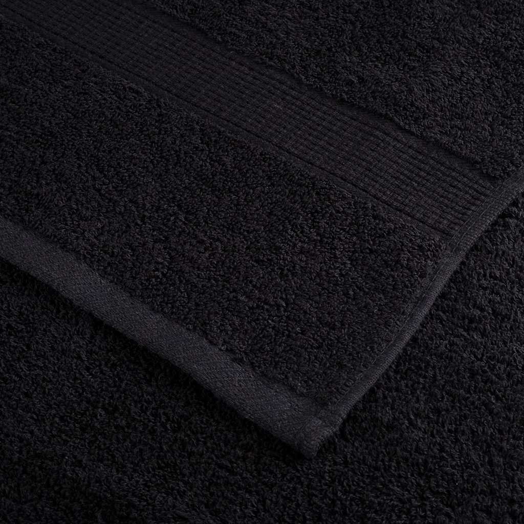 Ručnik za Goste SOLUND 50 pcs Crna 50 x 100 cm 550 gsm
