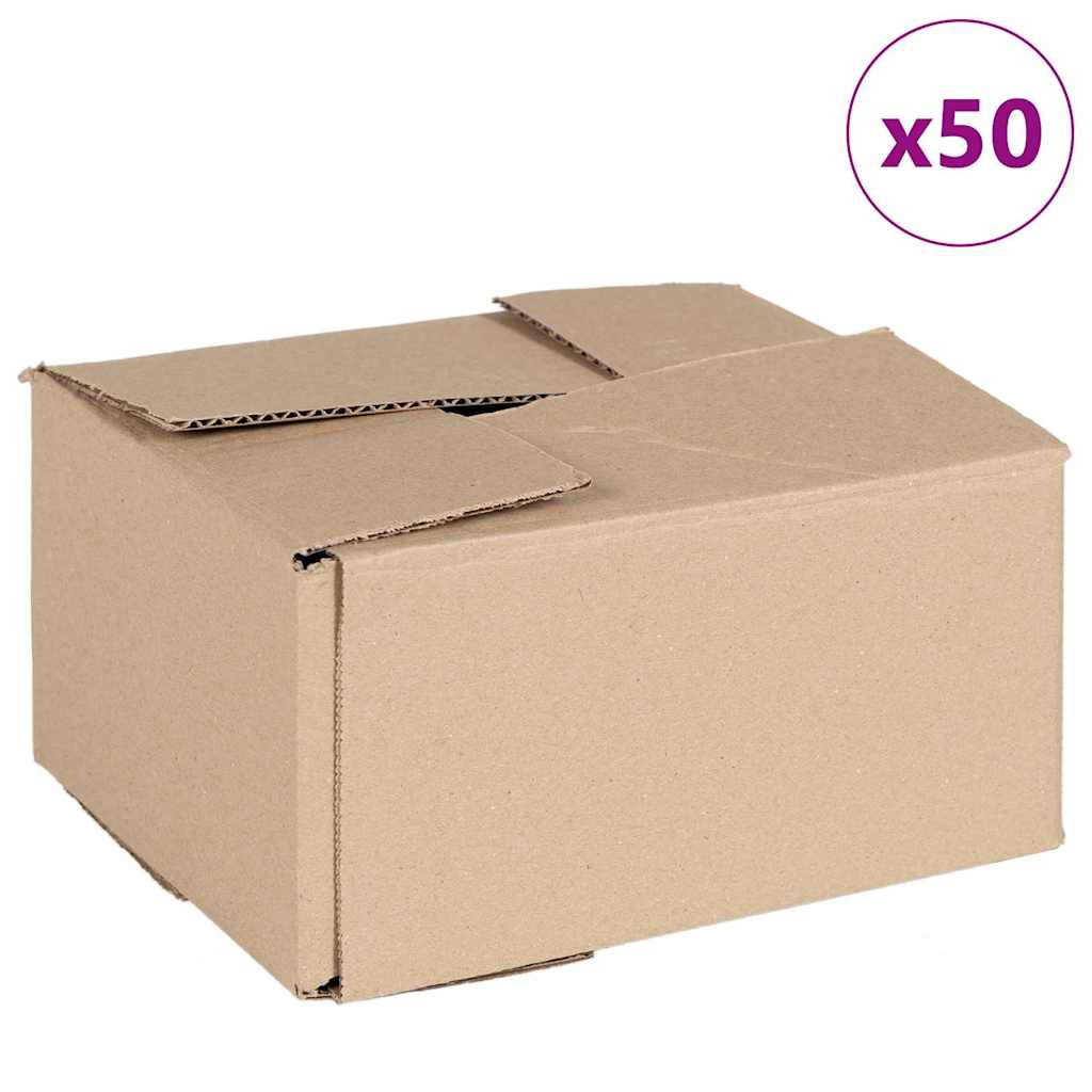 Preklopna kutija 50 pcs Prirodna 20 x 15 x 10 cm Karton