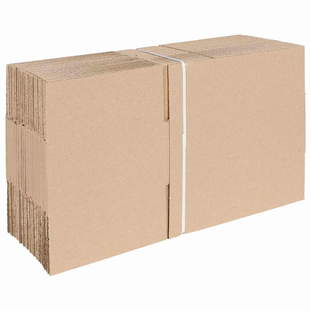 Preklopna kutija 50 pcs Prirodna 25 x 17,5 x 10 cm Karton