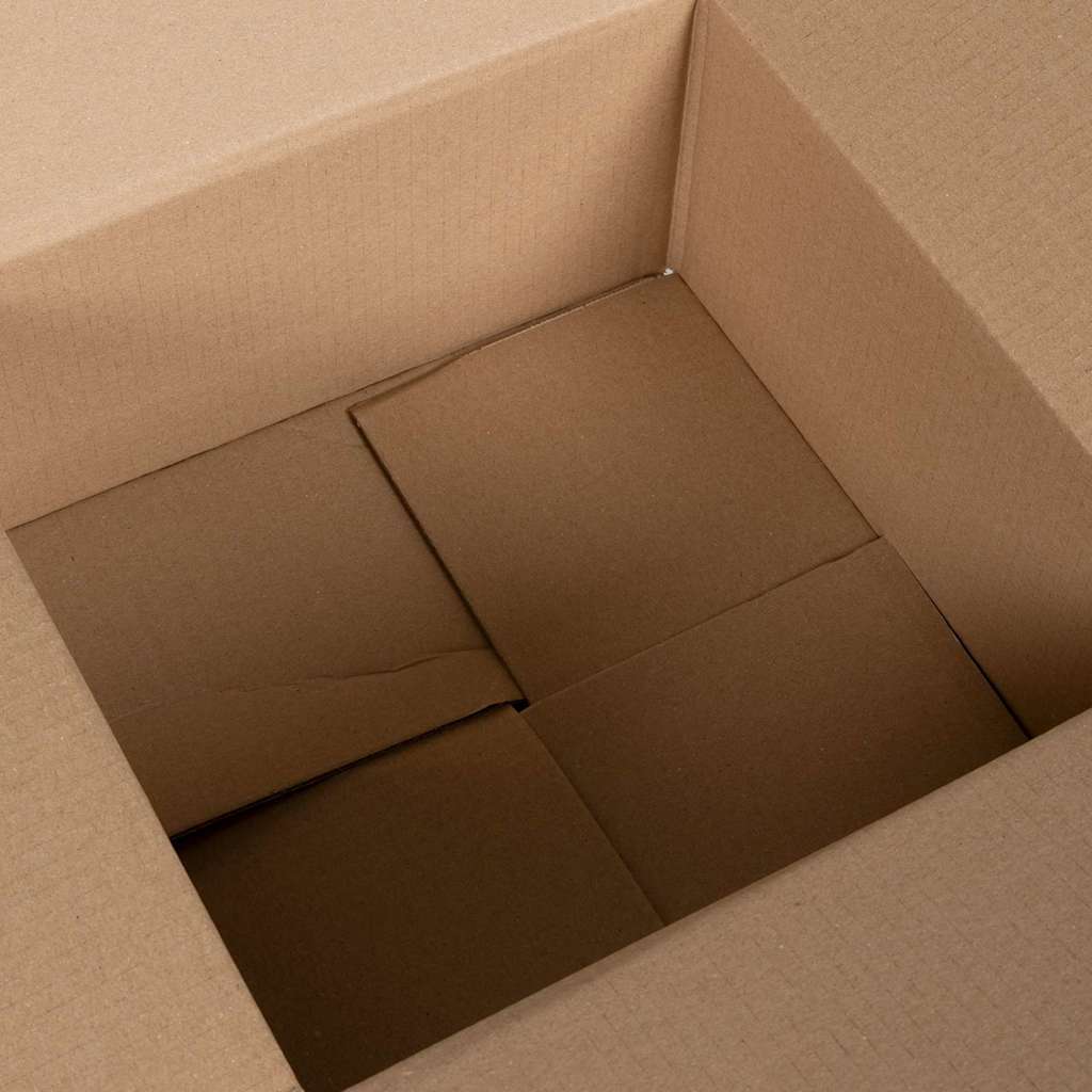 Preklopna kutija 50 pcs Prirodna 30 x 30 x 15 cm Karton