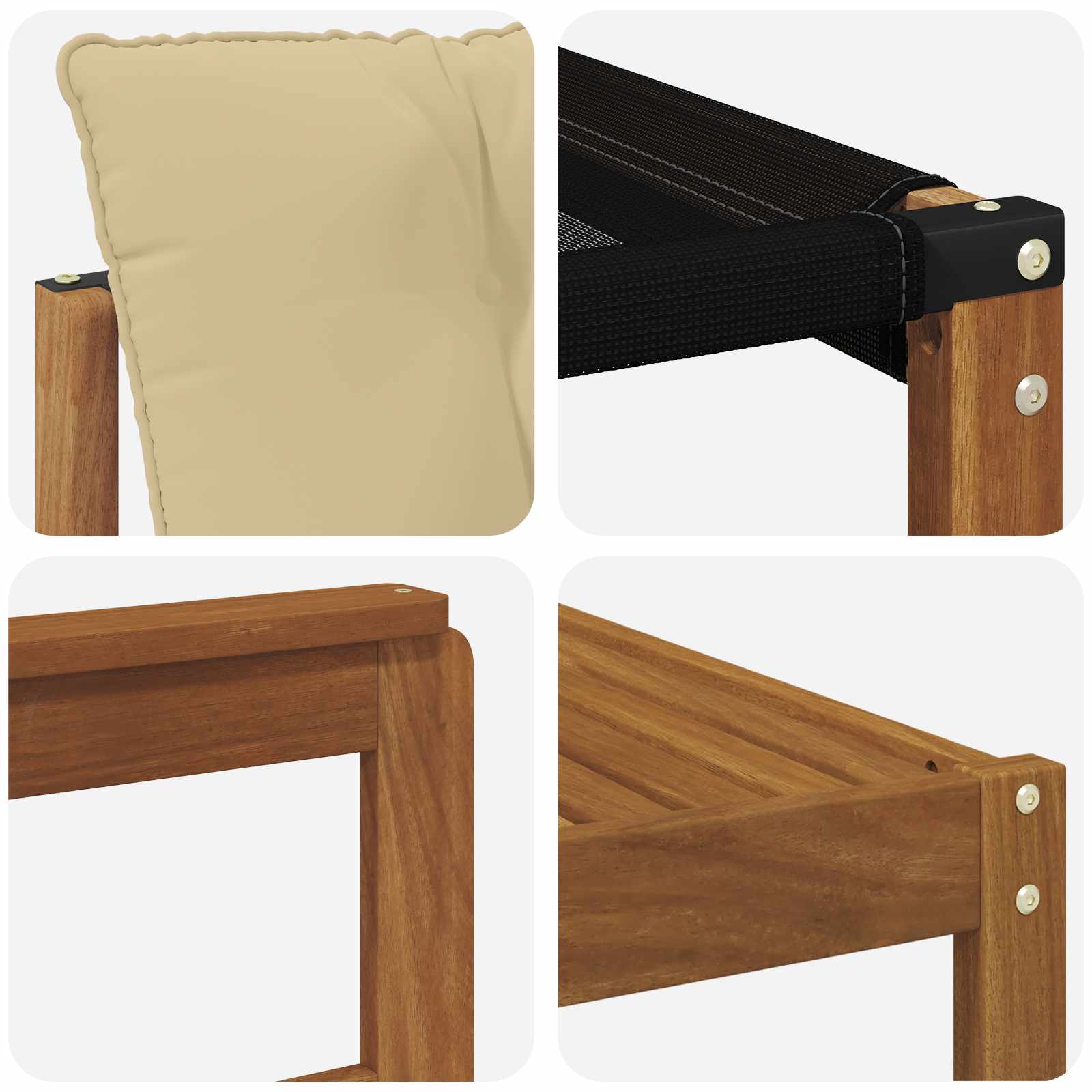 Set vanjskih sofa 7 kom. Prirodna i bež