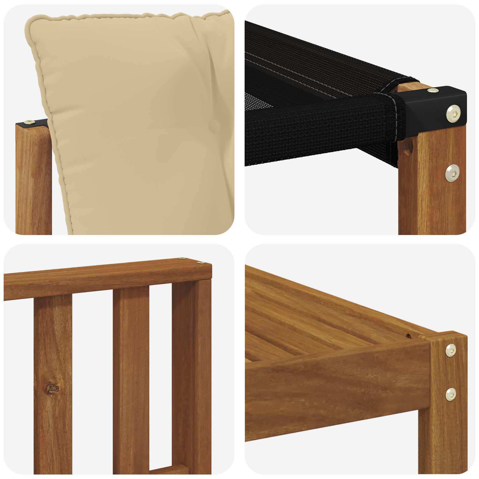 Set vanjskih sofa 7 kom. Prirodna i bež