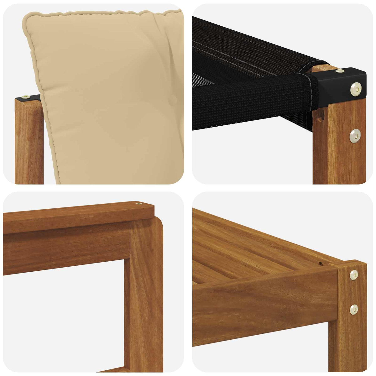 Set vanjskih sofa 8 kom. Prirodna i bež