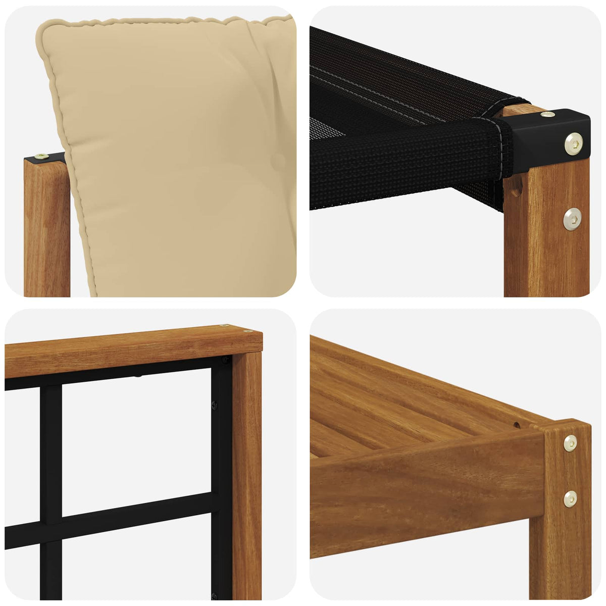 Set vanjskih sofa 9 kom. Prirodna i bež