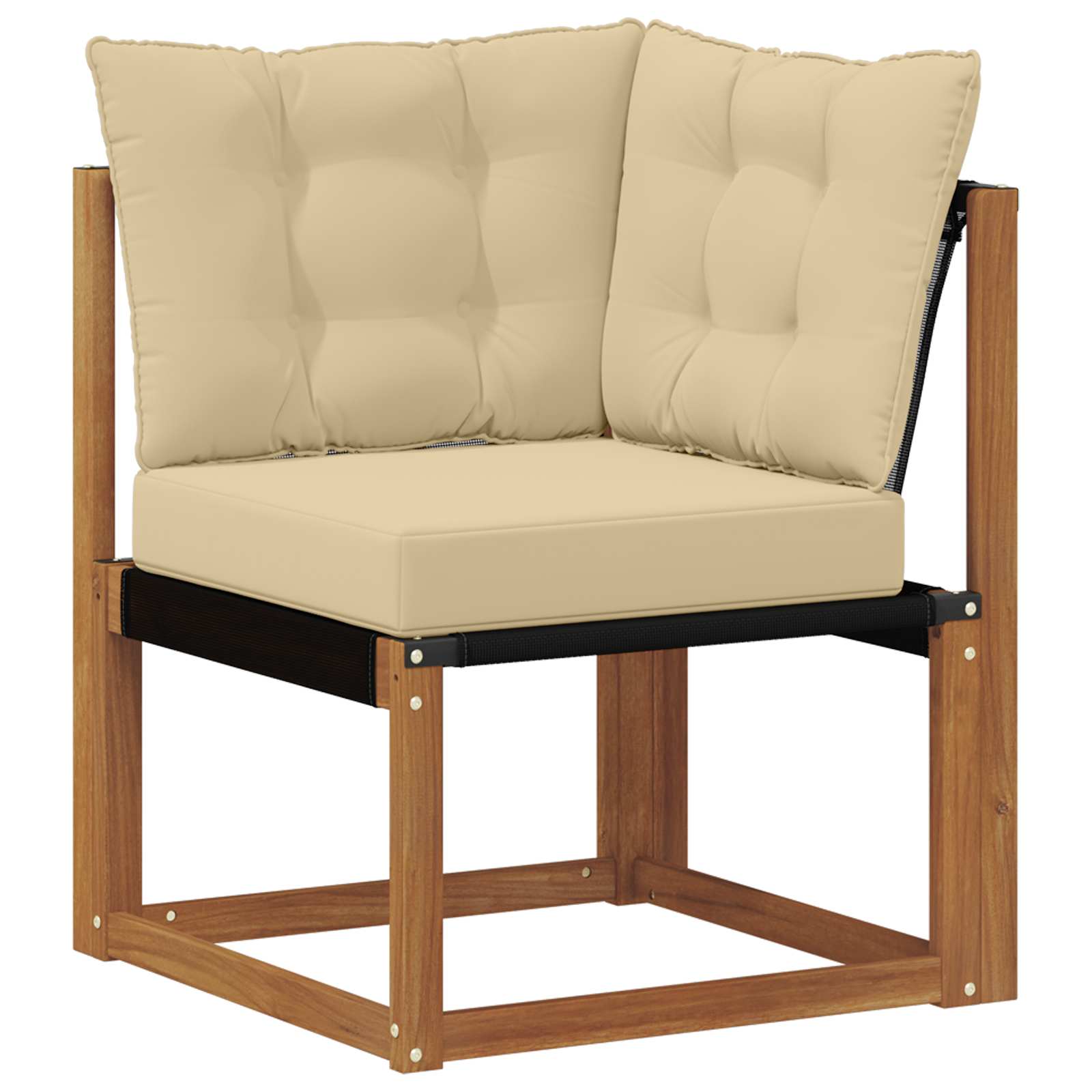 Set vanjskih sofa 5 kom. Prirodna i bež