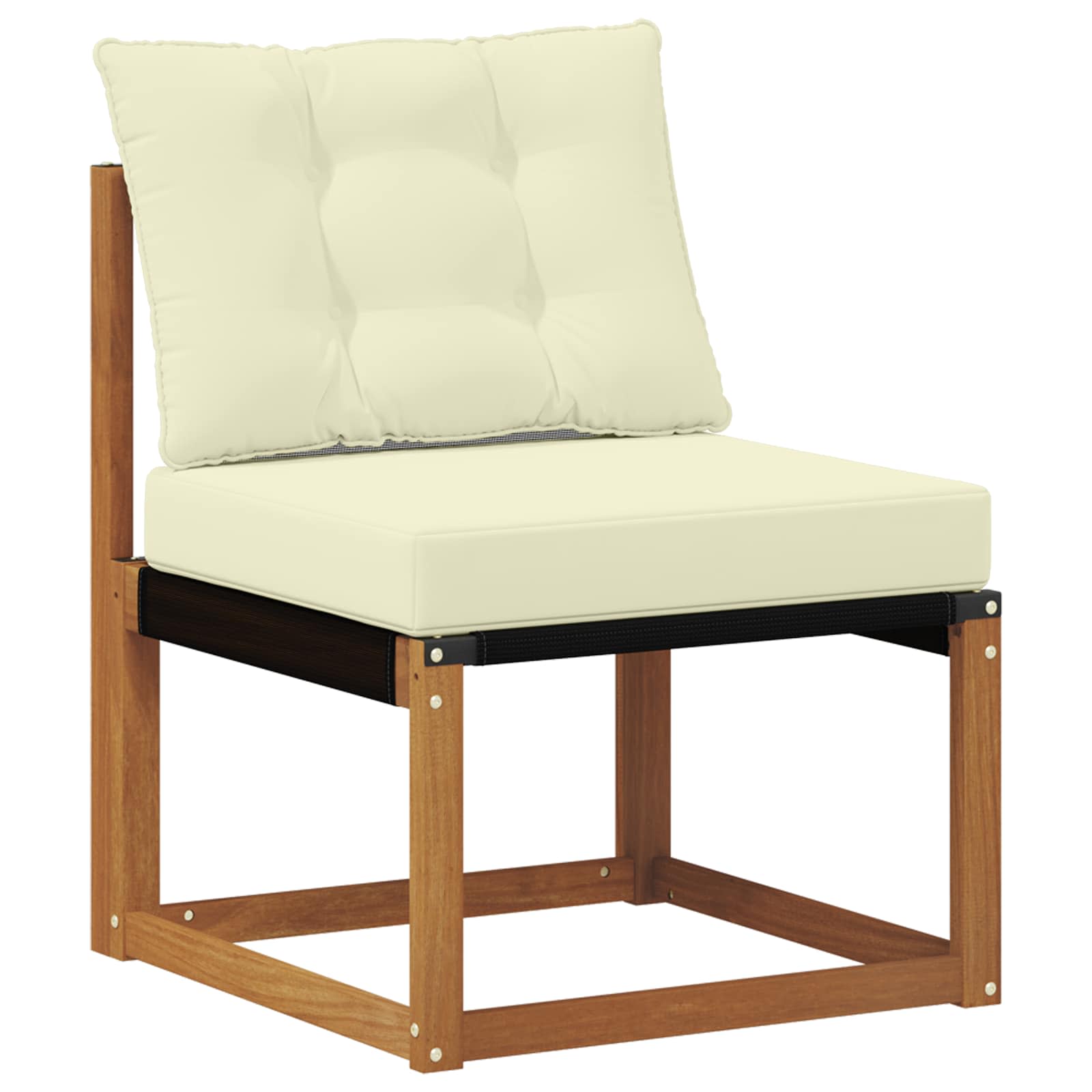 Set vanjskih sofa 5 kom. Prirodna i krem