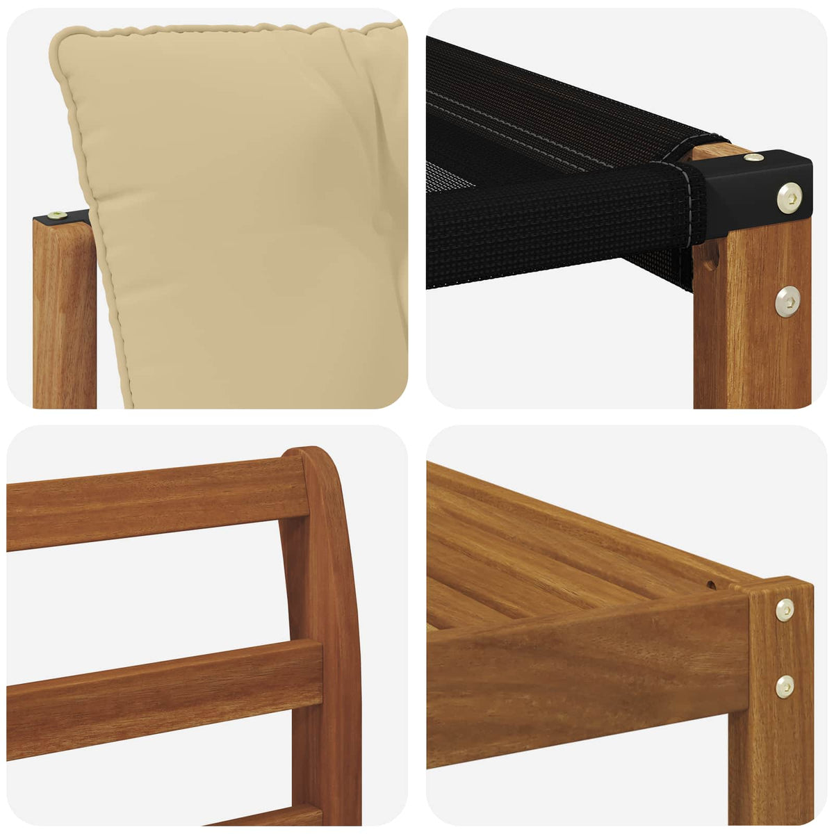 Set vanjskih sofa 7 kom. Prirodna i bež