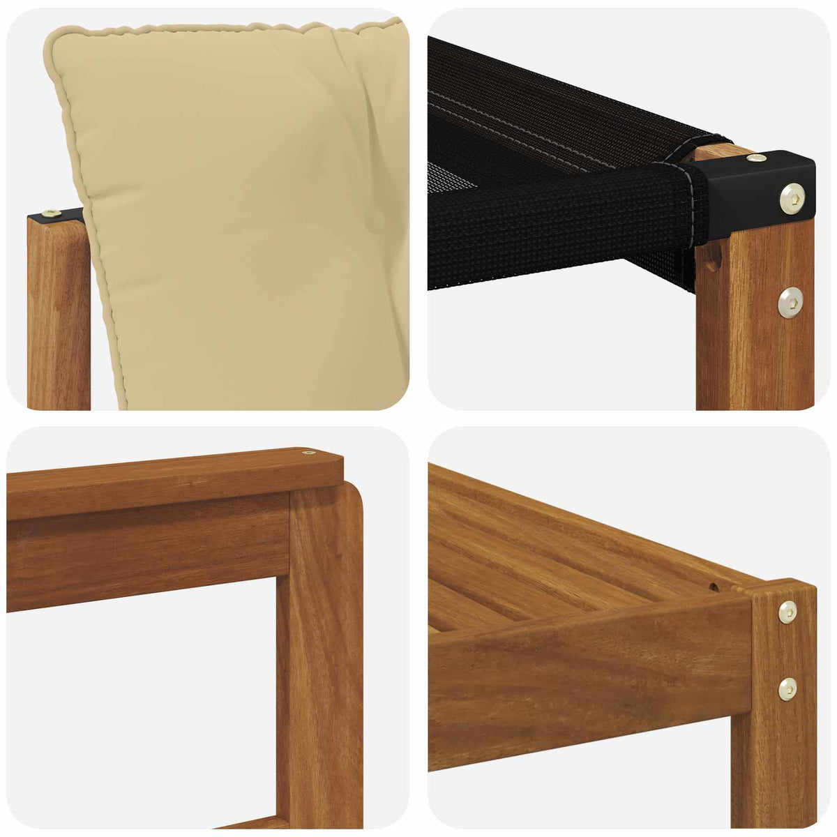 Set vanjskih sofa 8 kom. Prirodna i bež