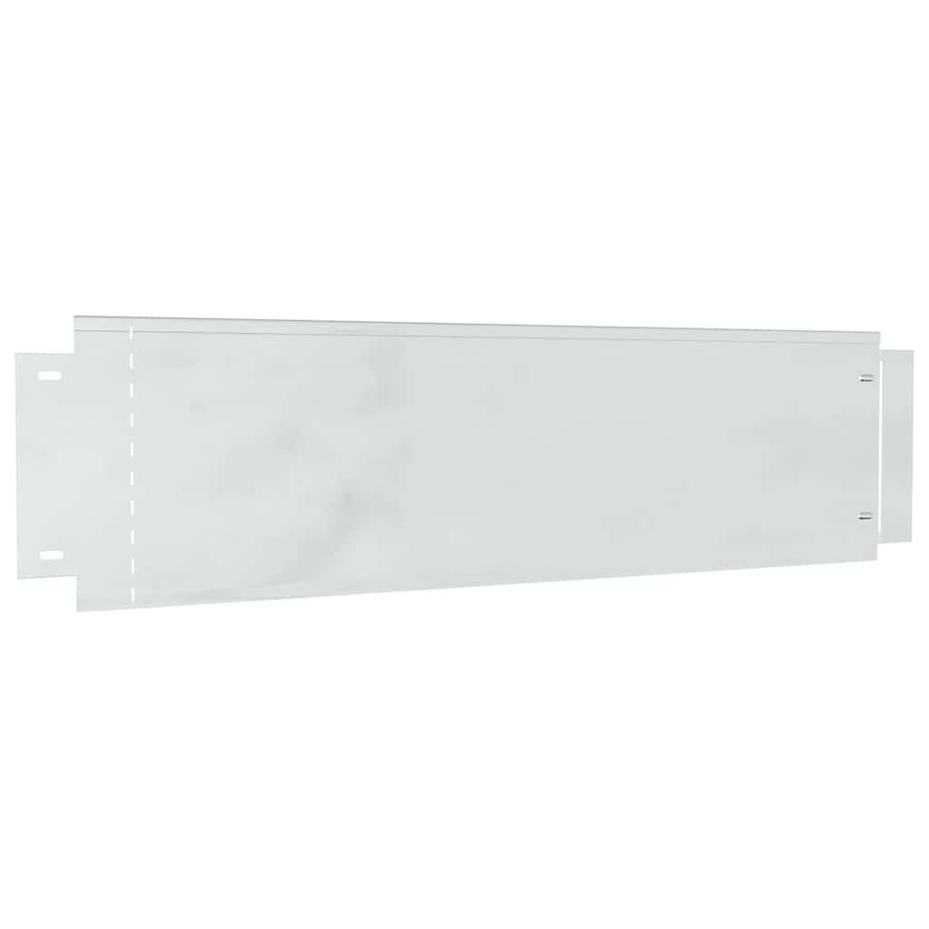 Rubnjaci za travnjak 20 pcs Srebrno 100 x 25 x 0,07 cm