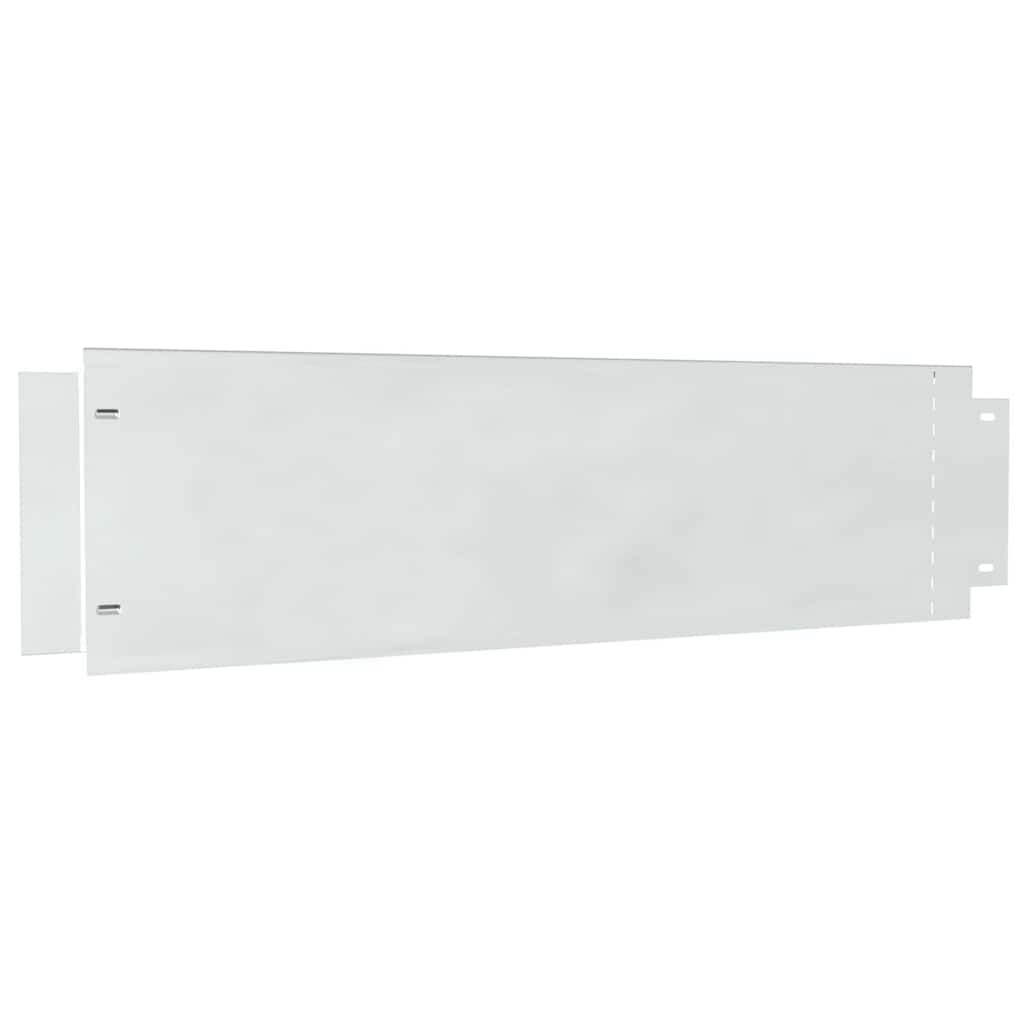 Rubnjaci za travnjak 20 pcs Srebrno 100 x 25 x 0,07 cm