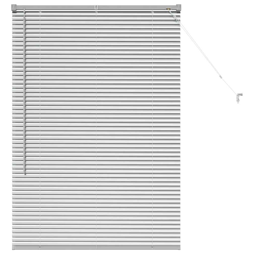 Venecijanski zastore Srebrno 130 x 95 cm Aluminij