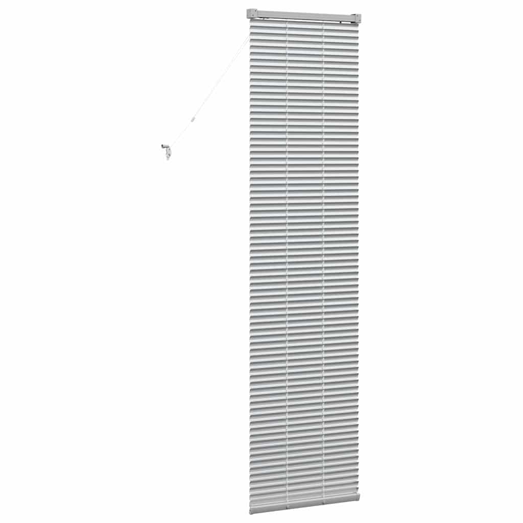 Venecijanski zastore Srebrno 175 x 45 cm Aluminij