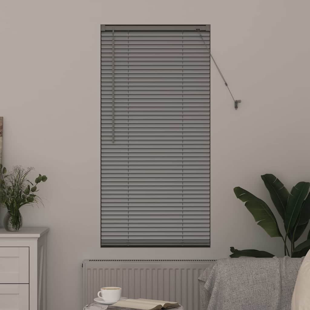 Venecijanski zastore Srebrno 175 x 60 cm Aluminij
