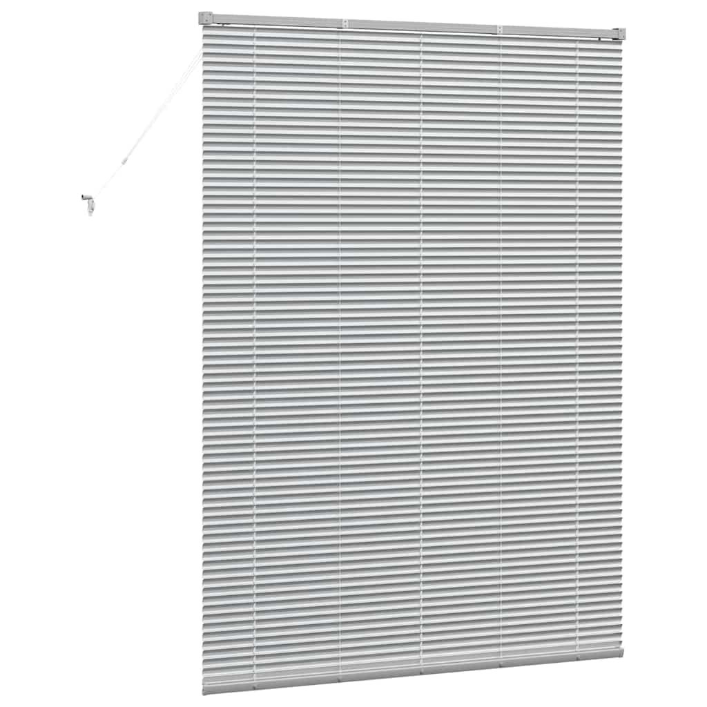Venecijanski zastore Srebrno 175 x 130 cm Aluminij