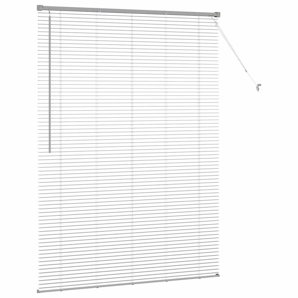 Venecijanski zastore Srebrno 175 x 135 cm Aluminij