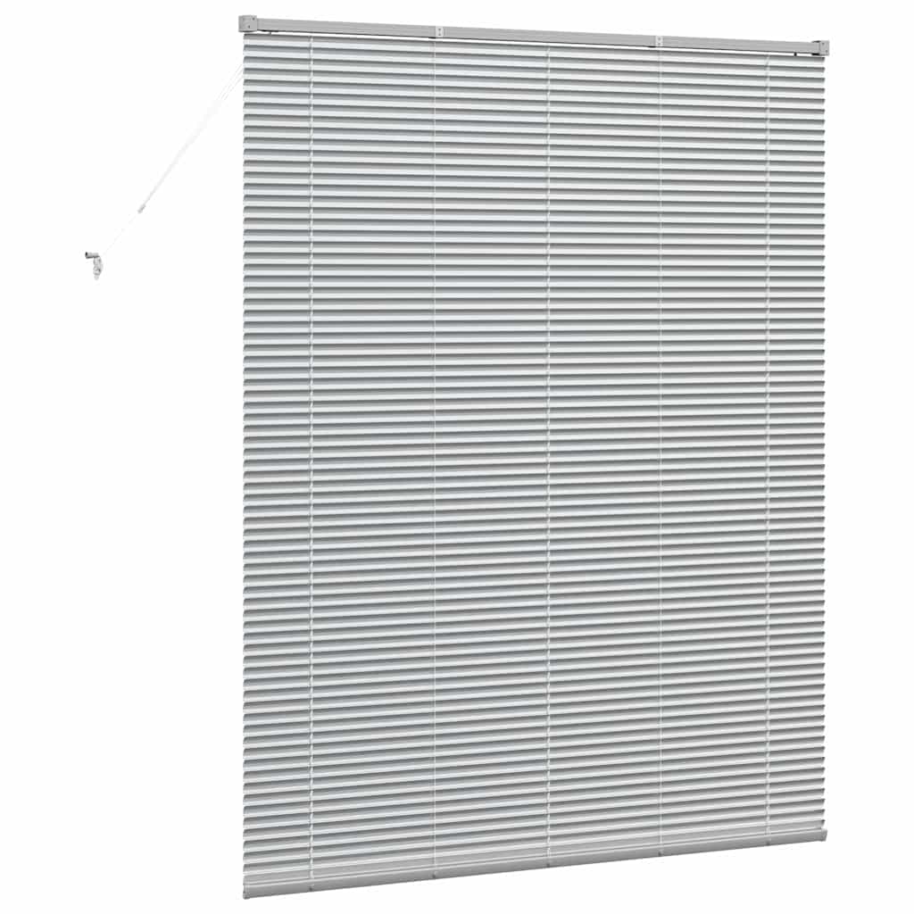 Venecijanski zastore Srebrno 175 x 140 cm Aluminij