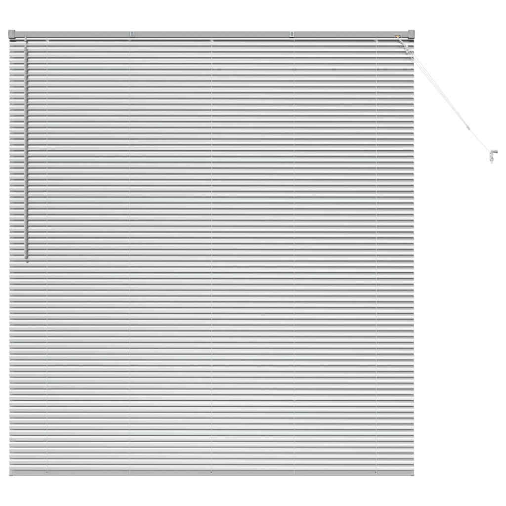Venecijanski zastore Srebrno 175 x 160 cm Aluminij