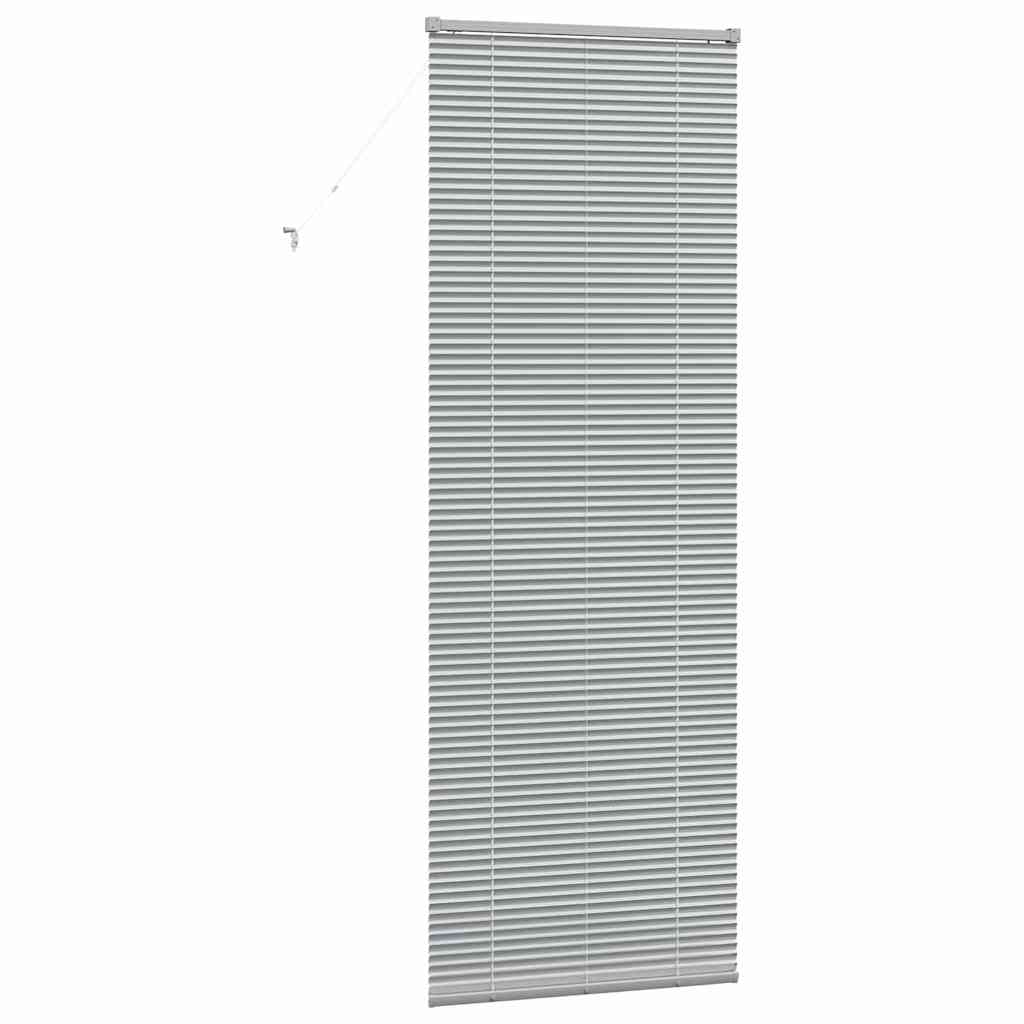 Venecijanski zastore Srebrno 220 x 70 cm Aluminij