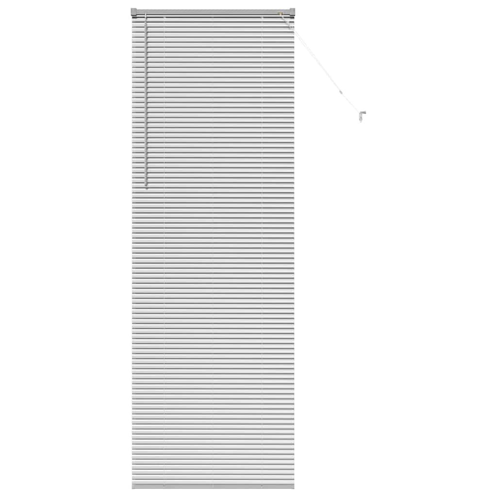 Venecijanski zastore Srebrno 220 x 80 cm Aluminij