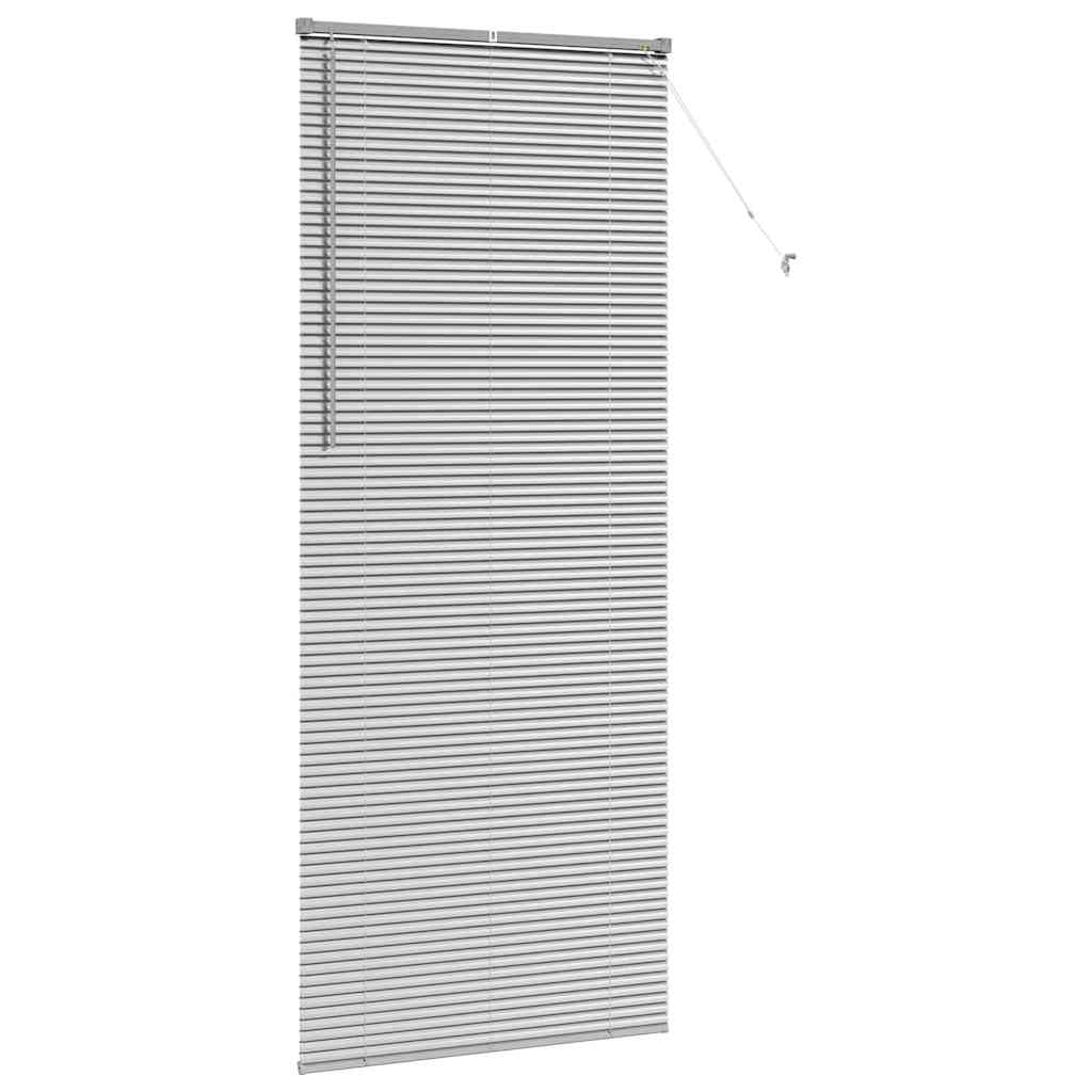 Venecijanski zastore Srebrno 220 x 95 cm Aluminij