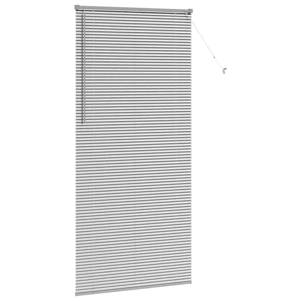 Venecijanski zastore Srebrno 220 x 105 cm Aluminij