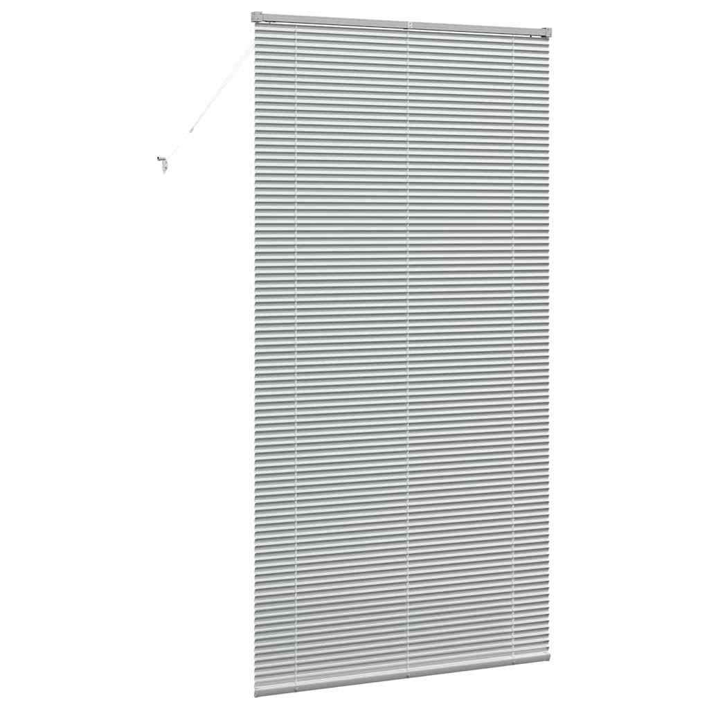 Venecijanski zastore Srebrno 220 x 115 cm Aluminij